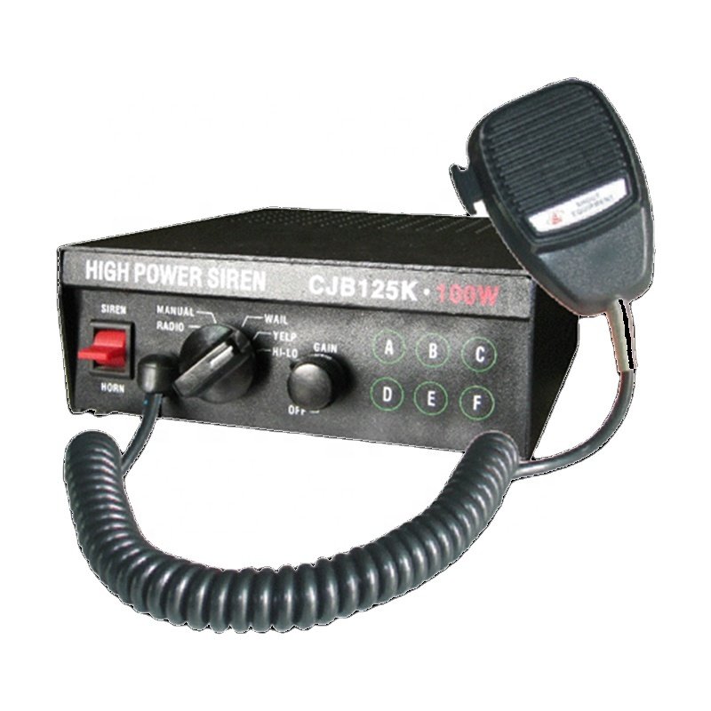 LYAF 100W Loud Car Warning Alarm Electronic Car Siren Horn Speaker